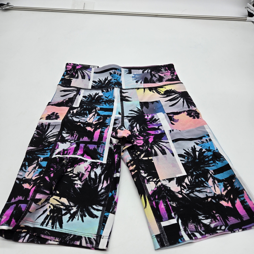Calvin Klein Multicolor Palm Tree Bike Shorts